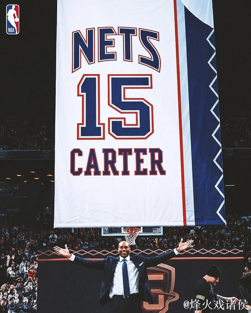 篮网宣布退役卡特球衣 5季效力3次入选全明星 篮网宣布退役卡特球衣 5季效力3次入选全明星